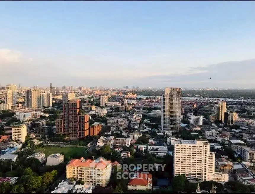 Stunning cityscape view showcasing a vibrant urban skyline with diverse architecture and expansive horizon.