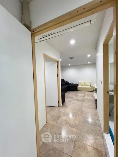 Spacious living room with modern design and comfortable seating