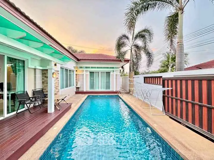 Luxurious villa with private pool and modern exterior design, perfect for relaxation and entertainment.