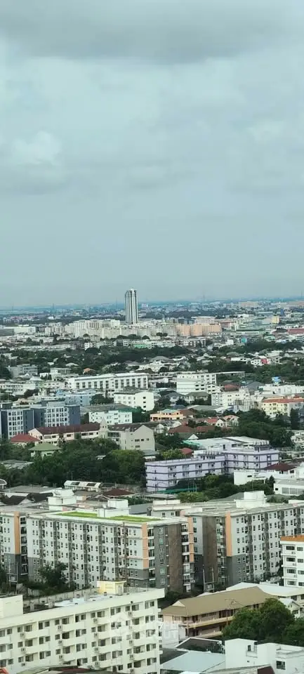Stunning cityscape view from high-rise building showcasing urban skyline and architecture.