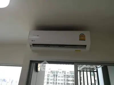 Modern apartment with air conditioning and balcony view