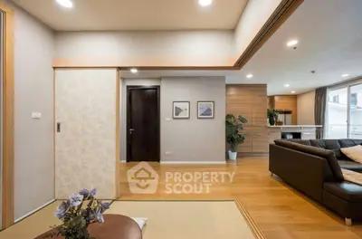 Spacious modern living room with open layout and elegant decor