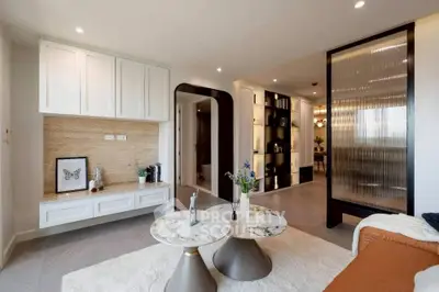 Modern living room with elegant decor and stylish furniture