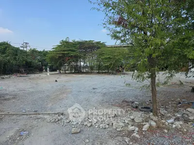 Spacious vacant land with trees, ideal for development opportunities.