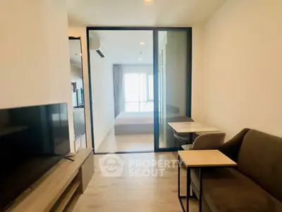 Modern apartment interior with open layout and stylish furnishings