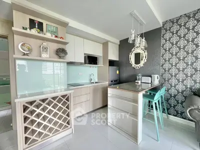 Modern kitchen with open layout and stylish decor