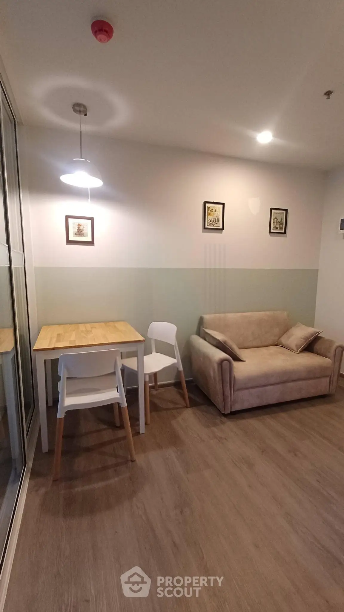 Cozy living room with modern furniture and stylish decor, perfect for relaxation and entertaining.
