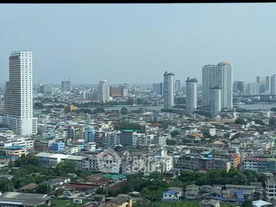 Stunning cityscape view showcasing high-rise buildings and vibrant urban landscape.