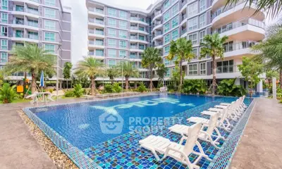 Luxurious condominium with stunning pool and lush landscaping