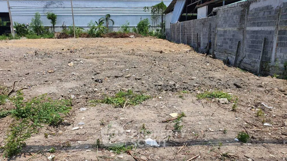 Vacant land plot ready for development in urban area