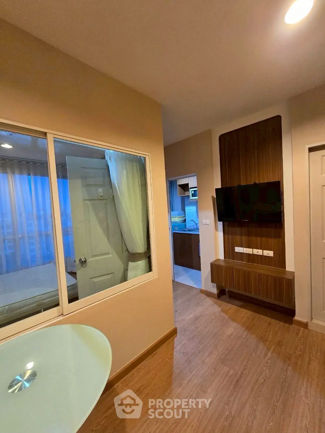 Modern apartment interior with open layout and stylish decor