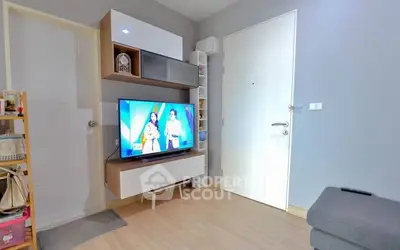 Fully Furnished 1 Bedroom Condo at The Niche Mono Ratchavipha Livingroom