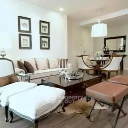 Elegant living room with stylish furniture and modern decor