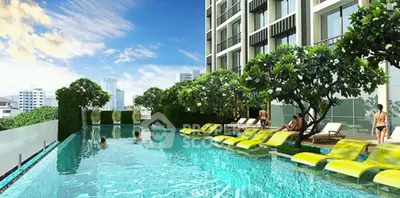 Luxurious rooftop pool with stunning city views and modern amenities