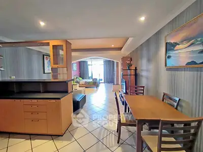 Spacious living room with open layout and modern decor