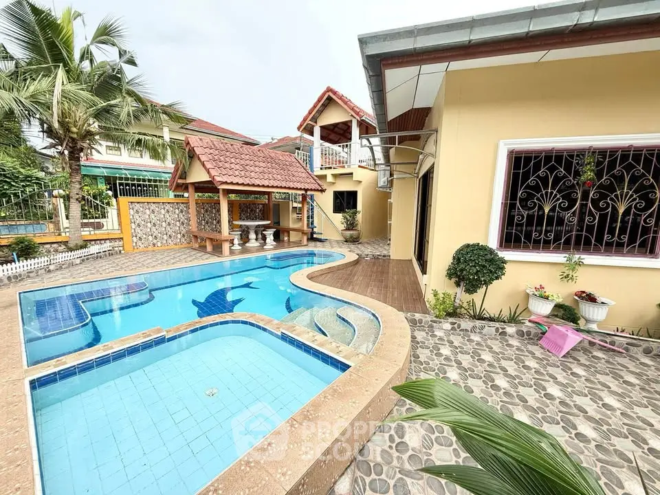 Charming villa with private pool and lush garden, perfect for relaxation and entertaining.