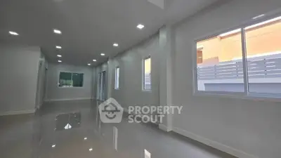 Spacious modern interior with sleek design and ample natural light
