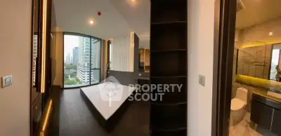 Luxurious modern apartment with panoramic city view and sleek interior design