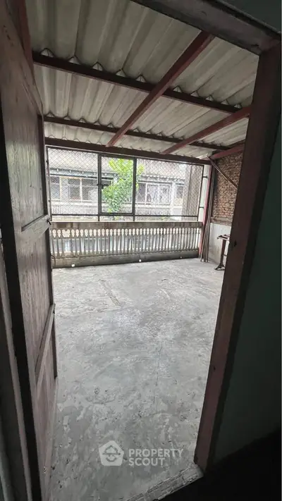 Spacious balcony with potential for renovation and customization.