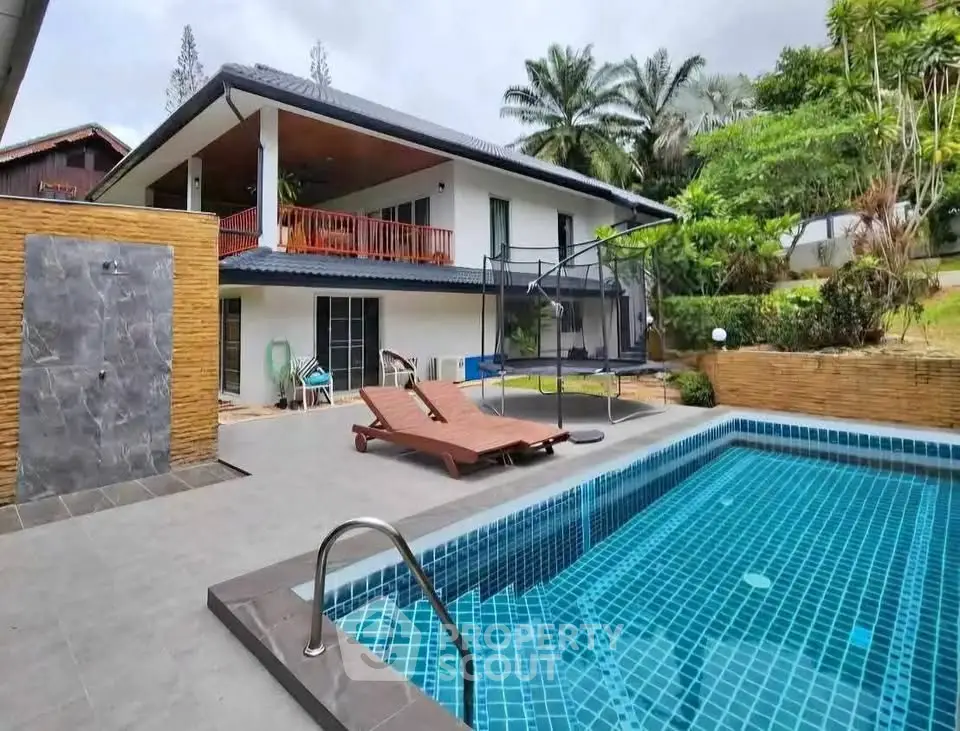 Luxurious villa with private pool and spacious outdoor area, perfect for relaxation and entertainment.