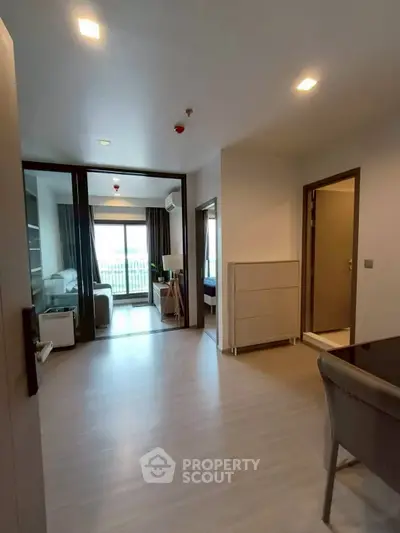 Spacious modern apartment with open layout and natural light