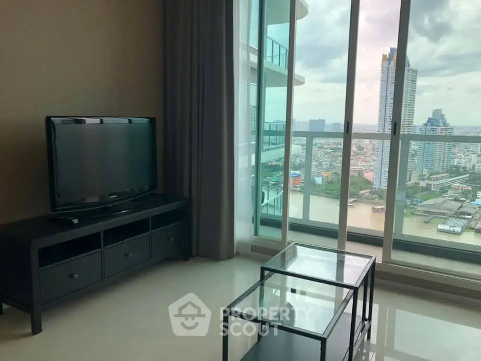 Fully Furnished 1 Bedroom Condo at Menam Residences-1