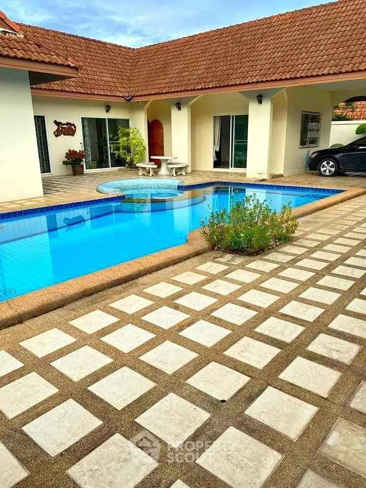 Luxurious villa with private pool and spacious courtyard, perfect for relaxation and entertainment.