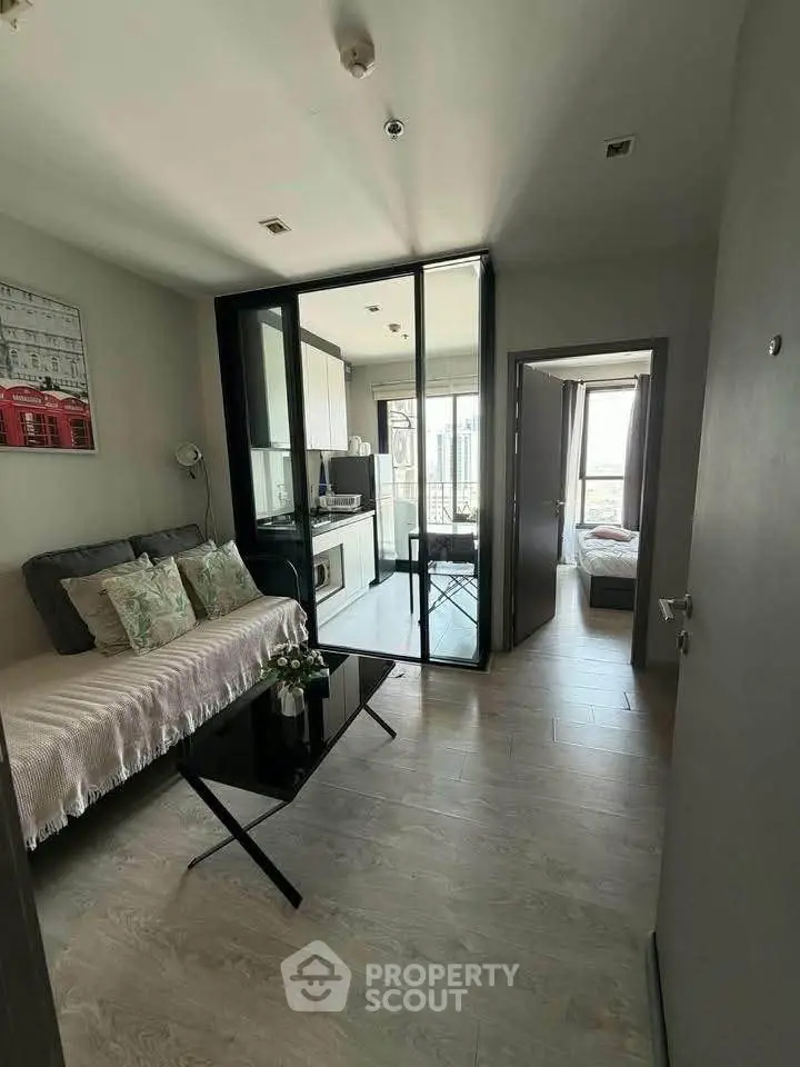 Modern apartment interior with open layout and stylish decor