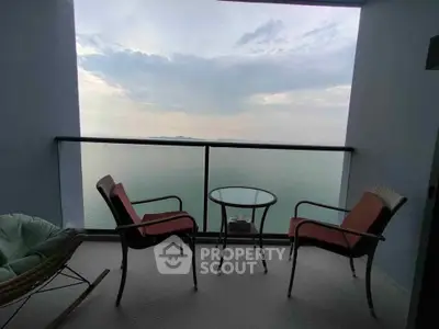 Stunning balcony with ocean view, perfect for relaxation and enjoying sunsets.