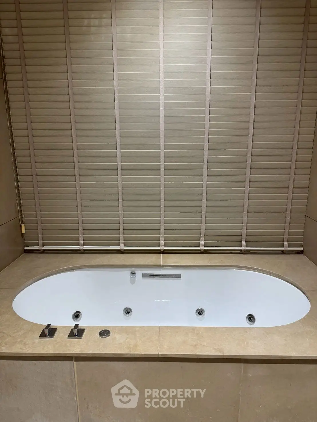 Luxurious indoor swimming pool with elegant architectural design