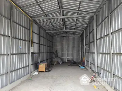 Spacious metal storage unit with ample room for various uses