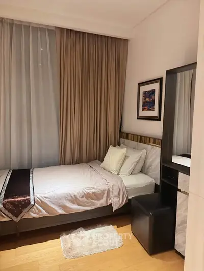 Cozy bedroom with elegant decor and natural light