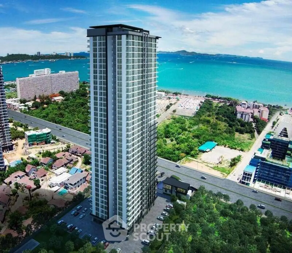 Stunning high-rise building with ocean view in prime location