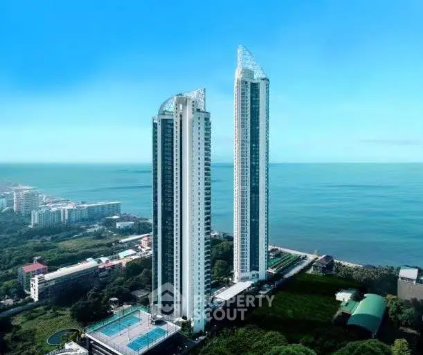 Luxurious high-rise beachfront towers with stunning ocean views and modern amenities.