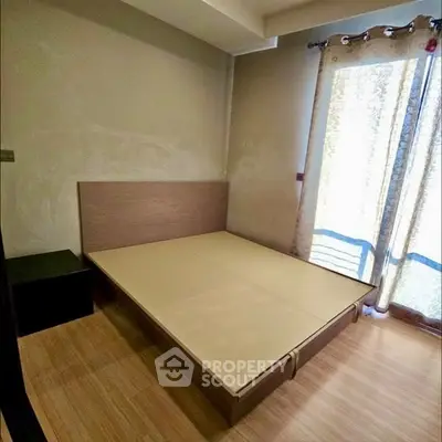 Cozy bedroom with natural light and minimalist design