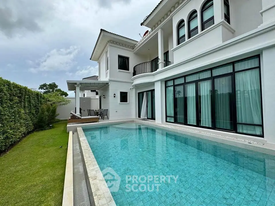 Luxurious villa with private pool and elegant architecture