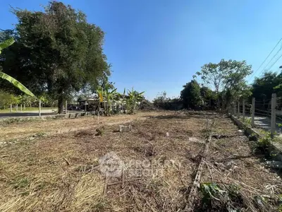 Spacious vacant land plot with lush greenery, perfect for development opportunities.