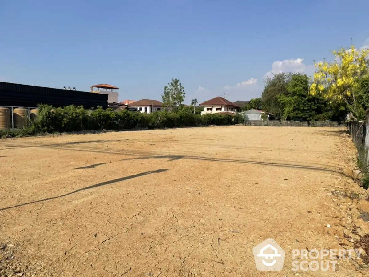 Spacious vacant land plot in a serene neighborhood ideal for development opportunities.