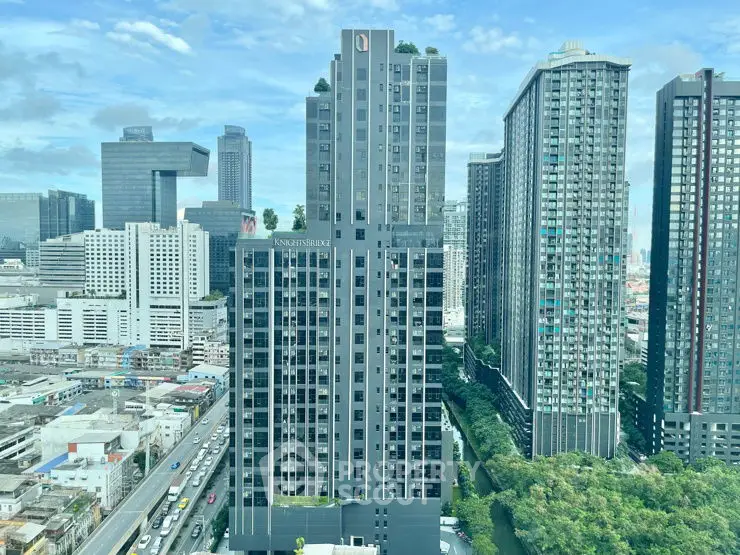 Stunning high-rise building with modern architecture and cityscape views