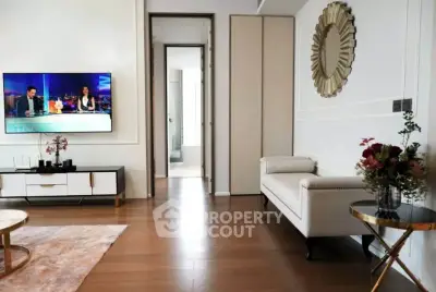 Elegant living room with modern decor and stylish furniture