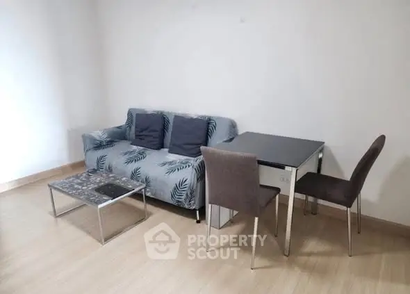 Cozy living room with modern furniture and stylish decor