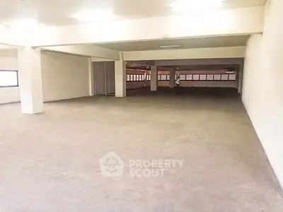 Spacious open-plan commercial space with ample natural light, ideal for office or retail use.