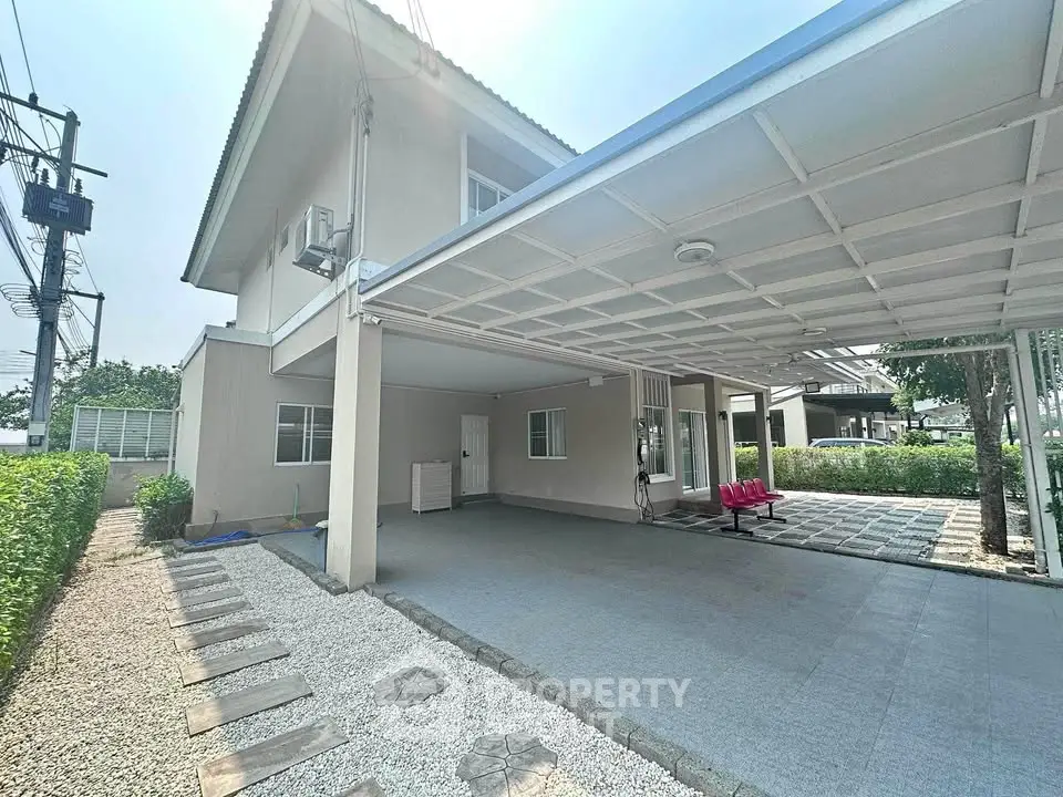 Spacious modern home with covered parking and landscaped garden