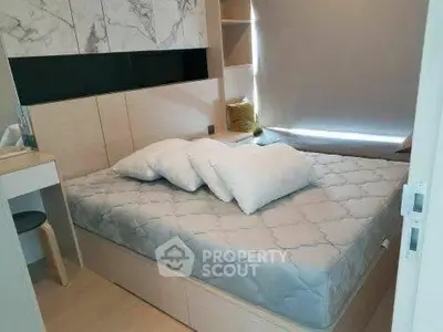 Cozy bedroom with modern design and natural light