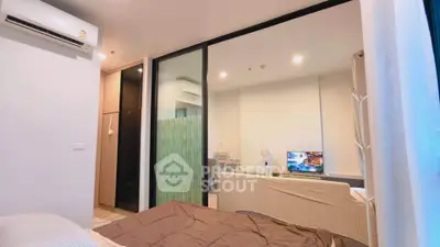 Modern studio apartment with open layout and stylish decor