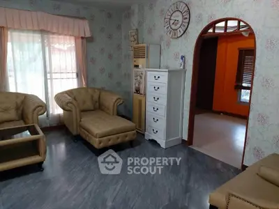 Charming living room with vintage decor and elegant furniture