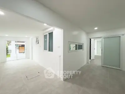 Spacious modern interior with sleek design and ample natural light, perfect for contemporary living.