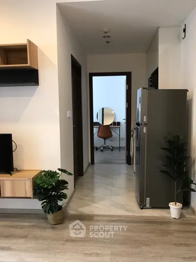  1 Bedroom Condo at Ideo Mobi Asoke Livingroom