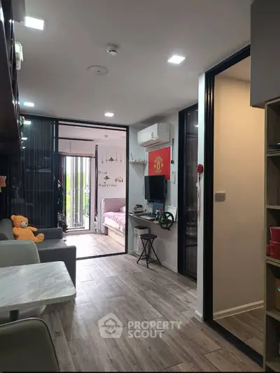 Modern apartment interior with open layout and stylish decor