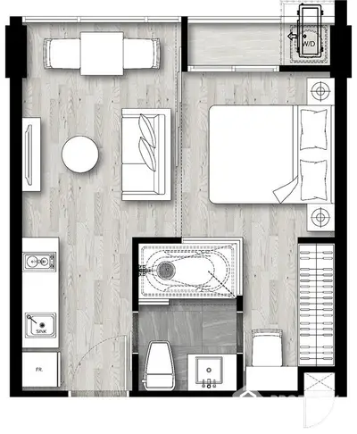  1 Bedroom Condo -2